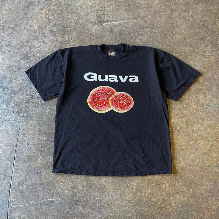 Heavyweight Red Heart Guava Graphic Short Sleeve Tee