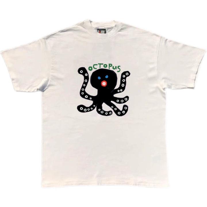 Impenetrable Octopus Hip Hop Design Short Sleeve T-Shirt