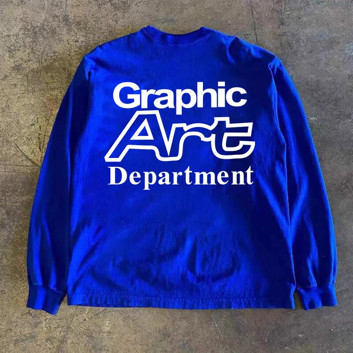 Urban Vibe Long Sleeve Graphic T-Shirt