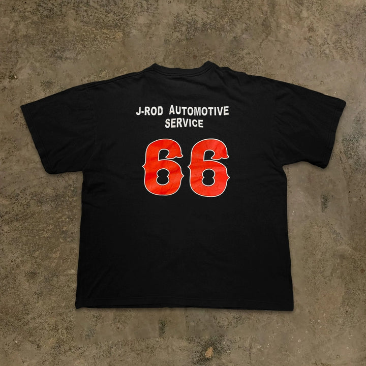 Oversized Number 66 Graphic Tee - Street Basketball Style