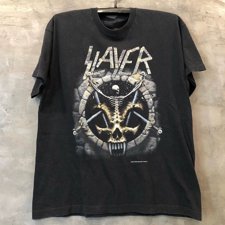 Slayer European Rock Speed Metal Graphic Tee