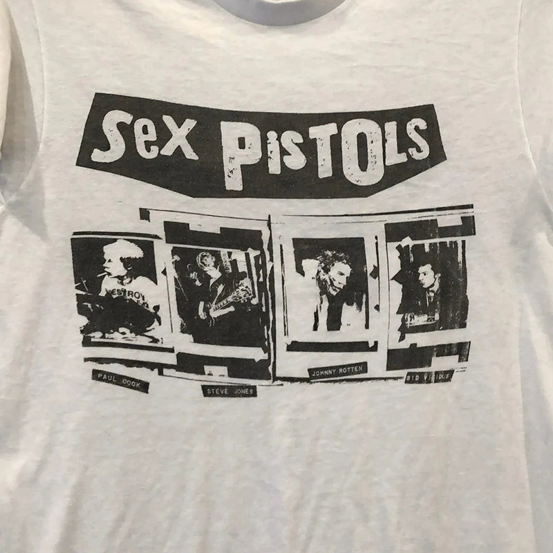 Sex Pistols Vintage Punk Rock Cotton Crew Neck T-Shirt