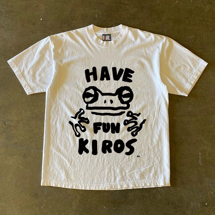 Frog Prince Pomelo Graphic Top