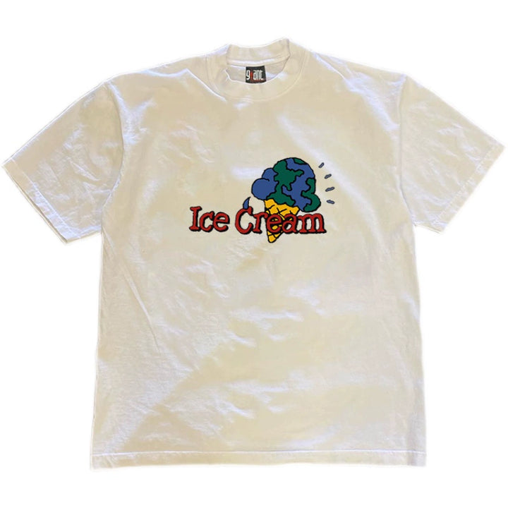 Earthy Ice Cream Vibe Short-Sleeve T-Shirt