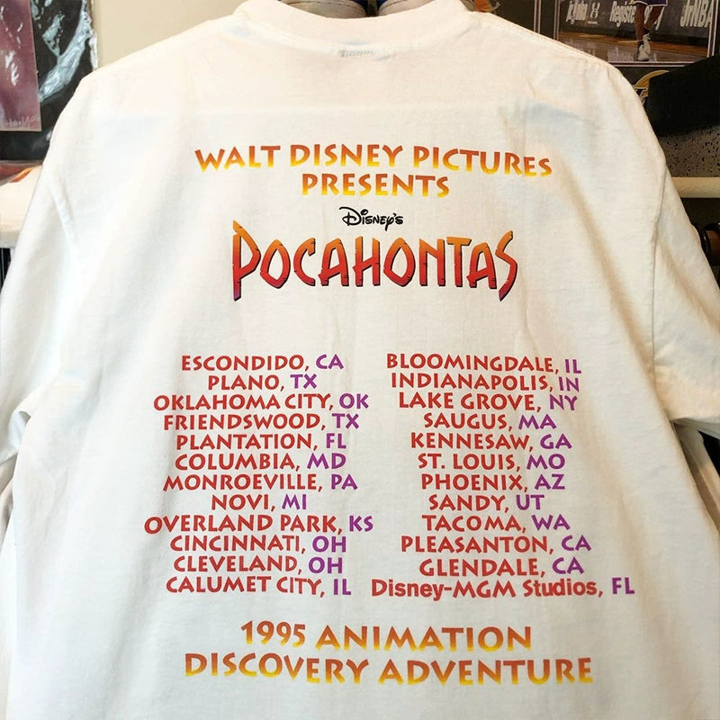 Pocahontas Tribute Illustration Short-Sleeved T-Shirt