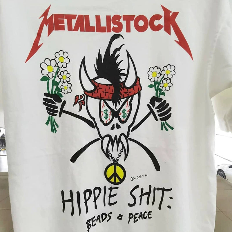 Metallica Vintage-Inspired Short-Sleeved T-Shirt