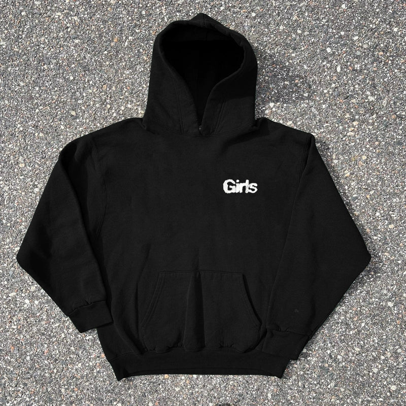 Unique Graphic Lettering Streetwear Hoodie