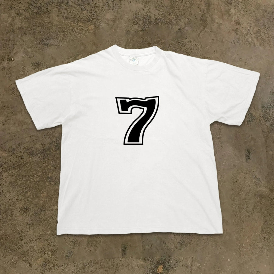 Minimalist Number 7 Graphic Tee