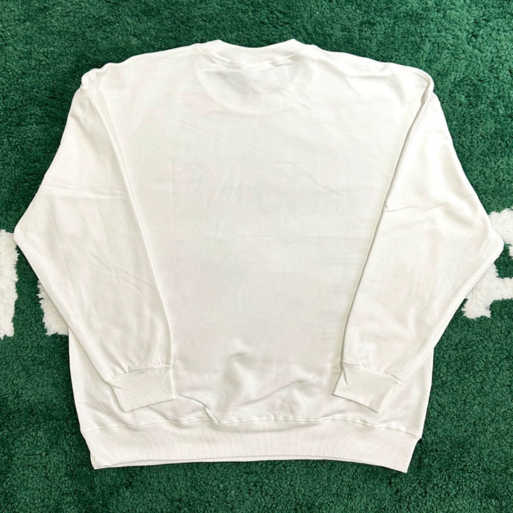 Chic Cotton Crew Neck Sweatshirt