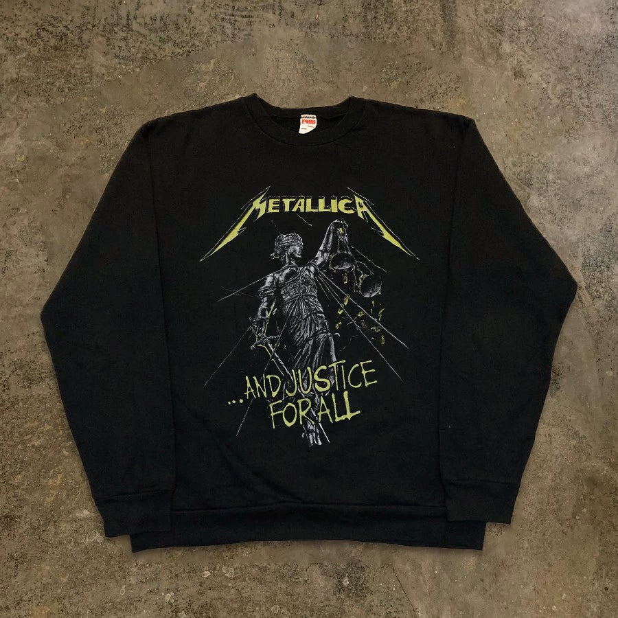 Vintage Metallica Band Graphic T-Shirt