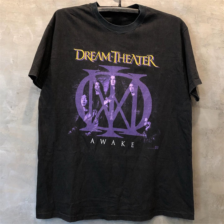 Vintage Dream Theater Metal Rock T-Shirt