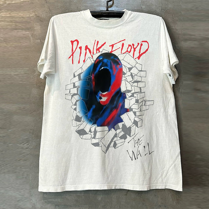 Pink Floyd Hip Hop Haute Cuff Graphic Tee