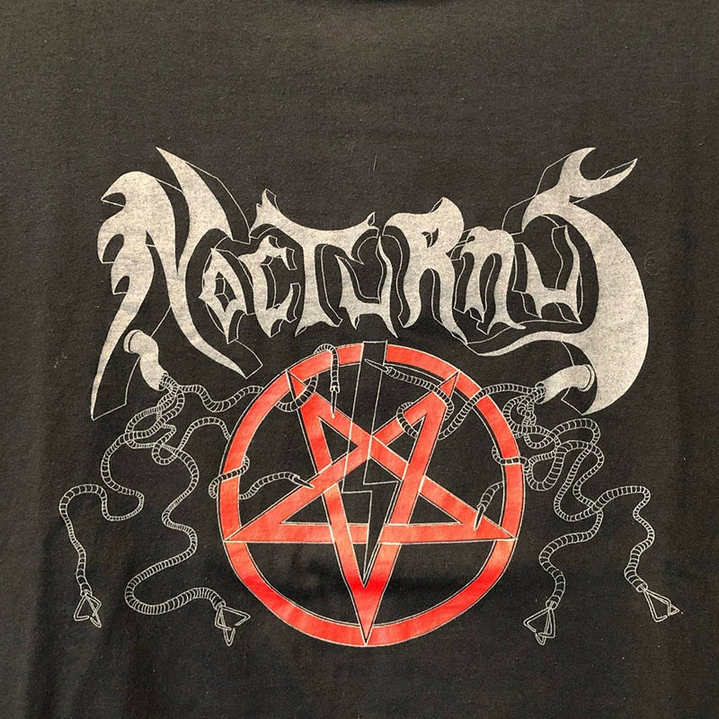 Nocturnus Vintage Heavy Metal Cotton Graphic T-Shirt