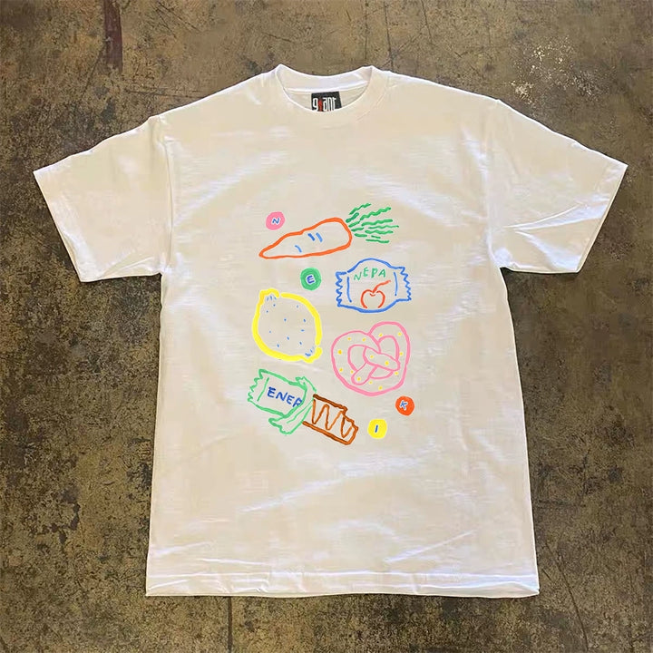 Graffiti Lemon Radish Graphic Tee