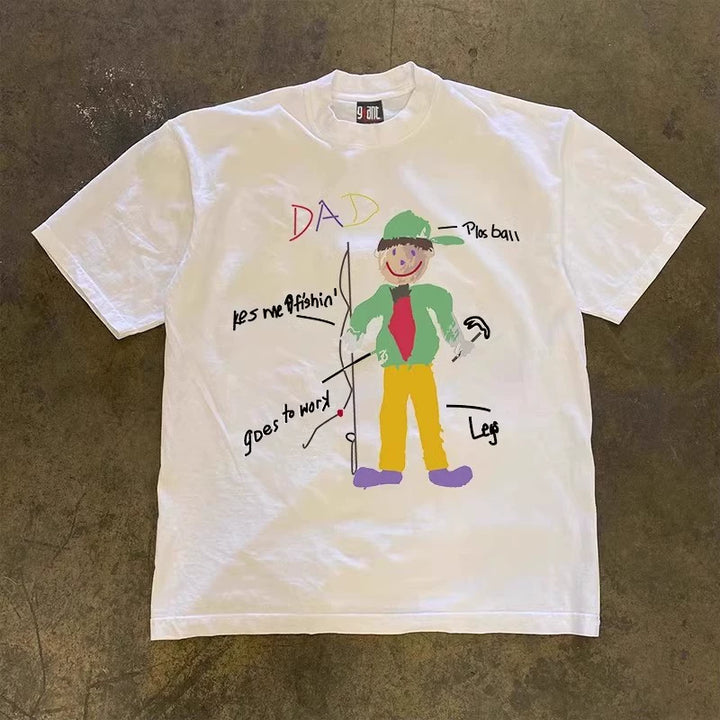 Best Dad Drawing Shirt