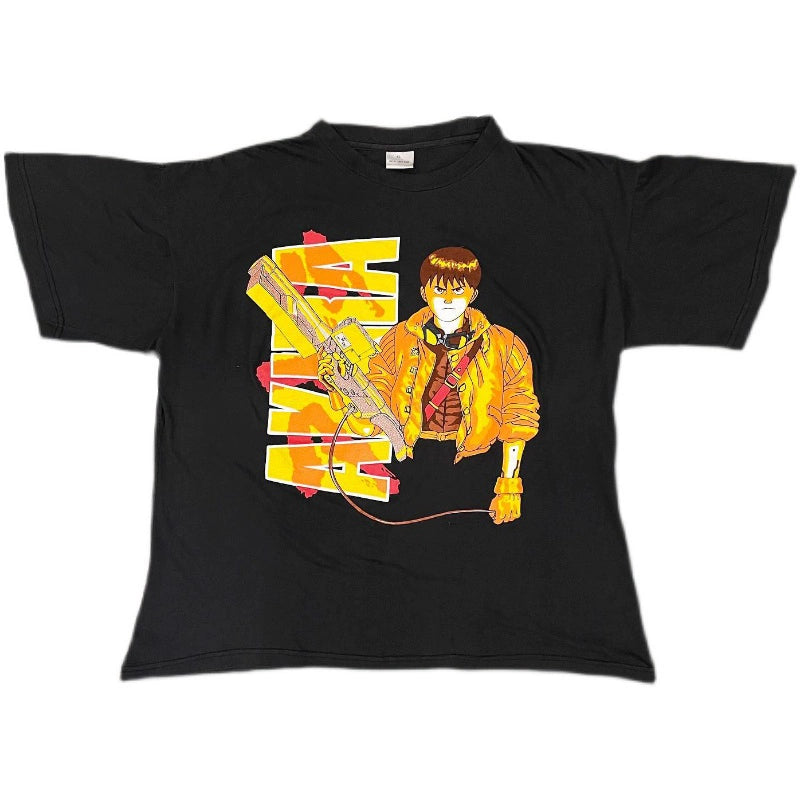 Premium Digital Print AKIRA Retro Short Sleeve Tee