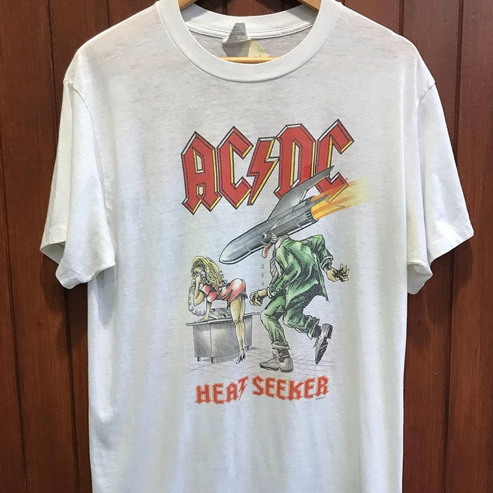 Vintage ACDC Punk Band Graphic T-Shirt