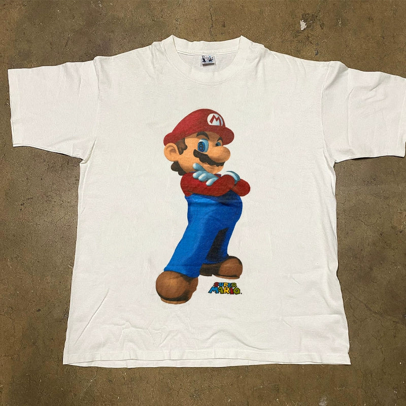 Super Mario Cartoon Graphic Tee