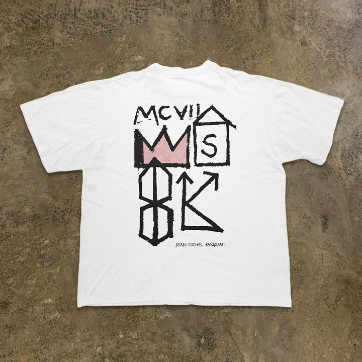 Vintage-Inspired Hand-Drawn Graffiti T-Shirt