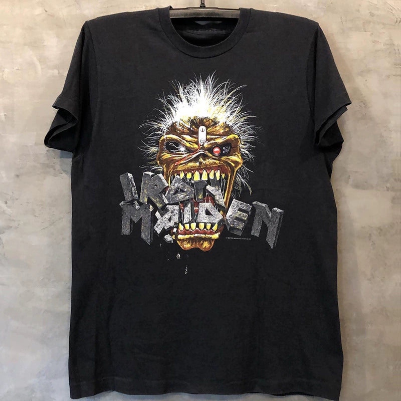 Iron Maiden Dynamic Flames Graphic T-Shirt