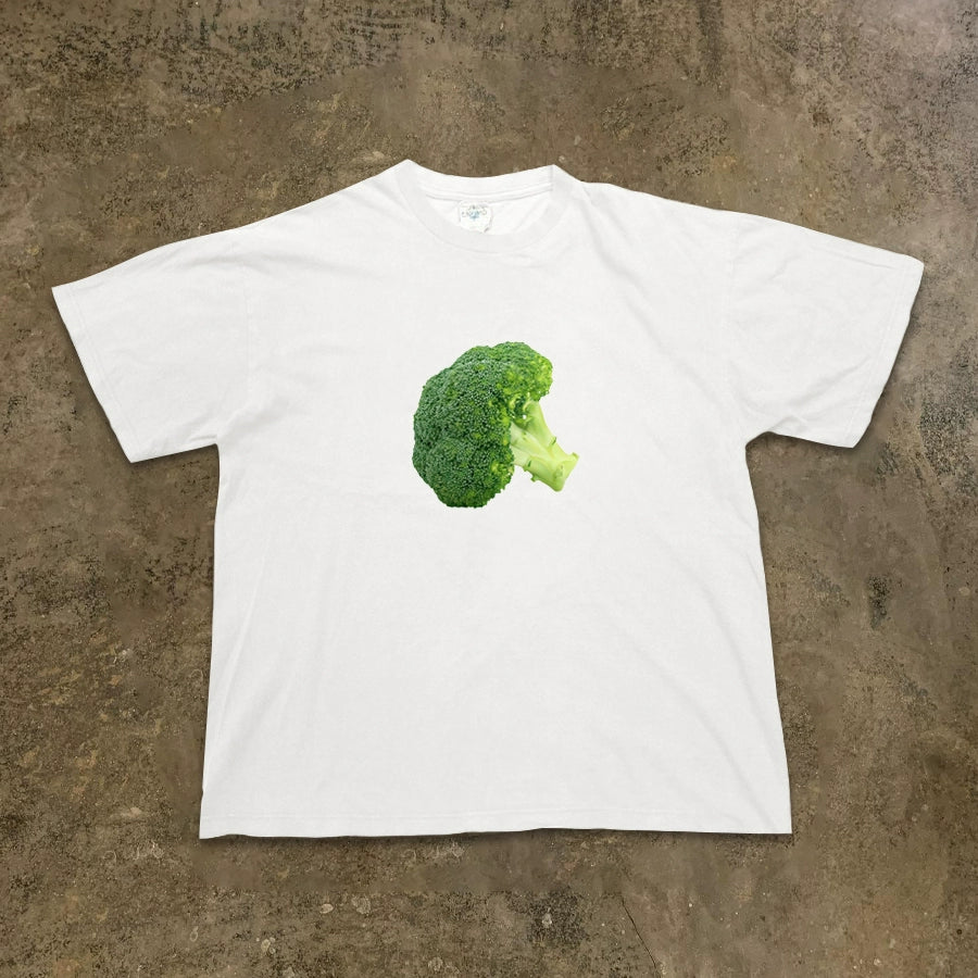 Realistic Broccoli Graphic Tee