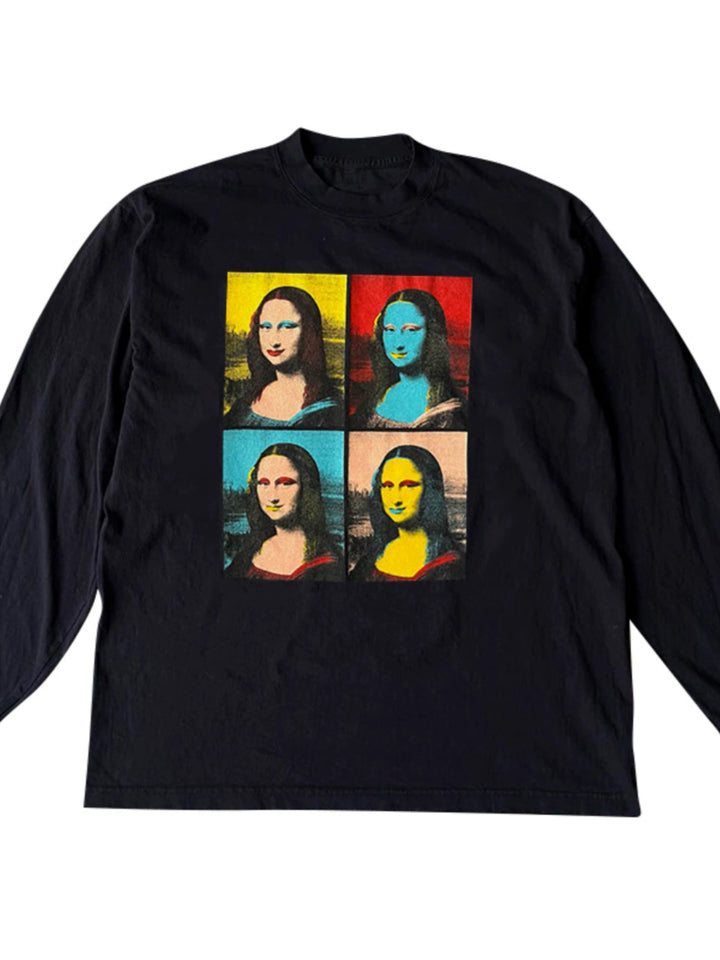 Mona Lisa Vintage-Inspired Artistic Print T-Shirt