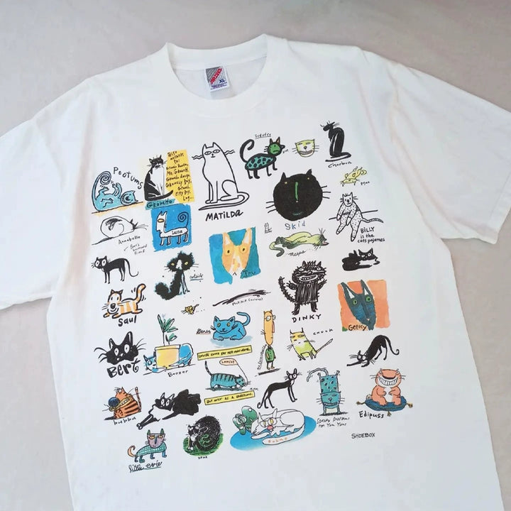 Cat Collection Graphic T-Shirt