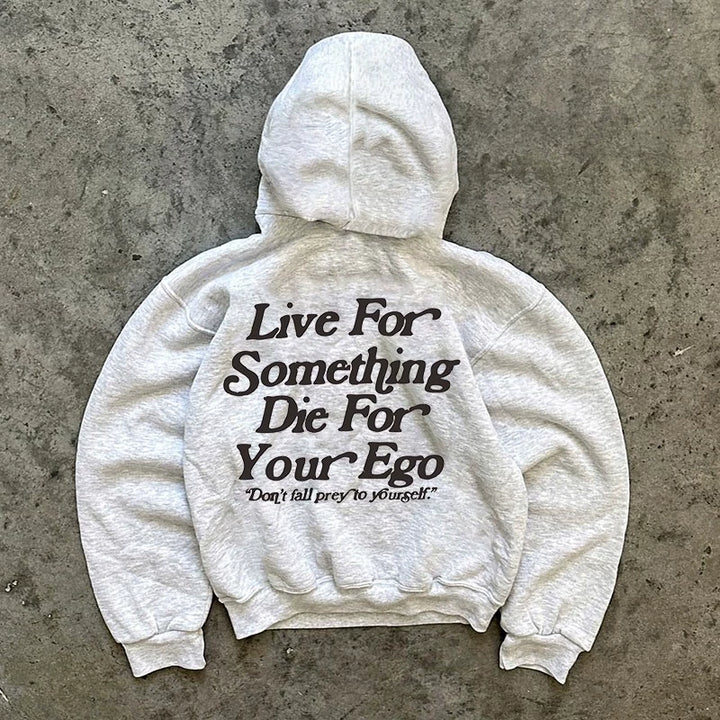 Vintage Letter Print Crewneck Sweatshirt