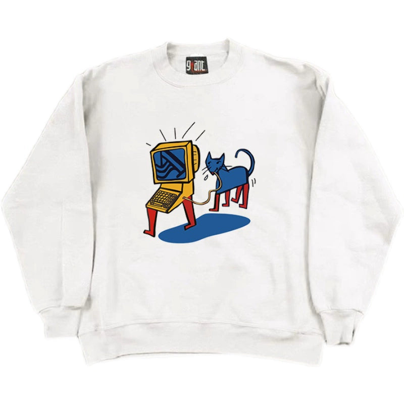 Vintage-Inspired Graphic Sweatshirt