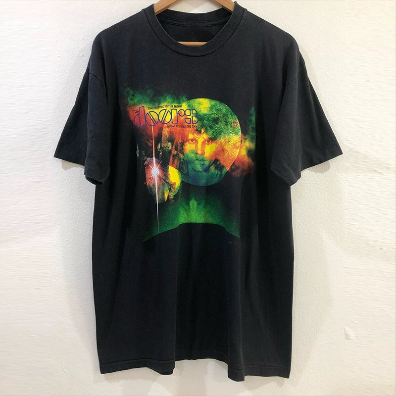 Vintage Rock Vibes Cotton Crew Neck T-Shirt