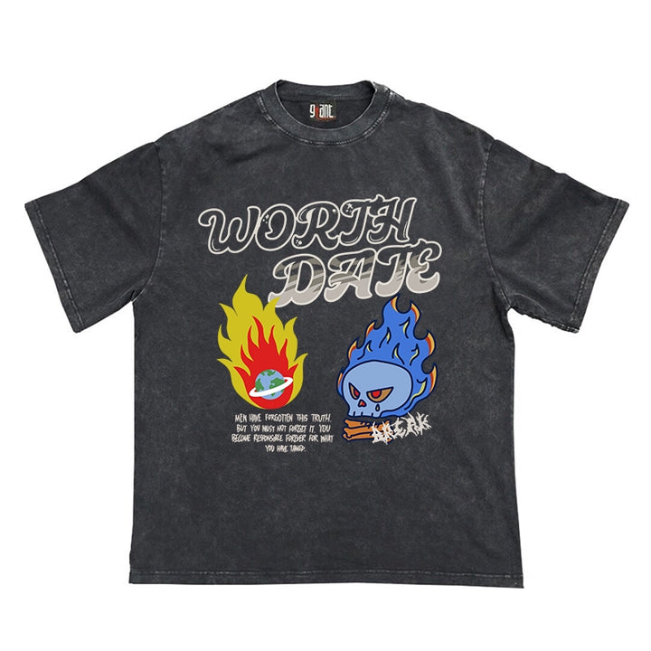 Heavy Impermeable Flame Wrap T-Shirt