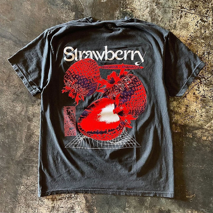 Strawberry Delight Graphic T-Shirt