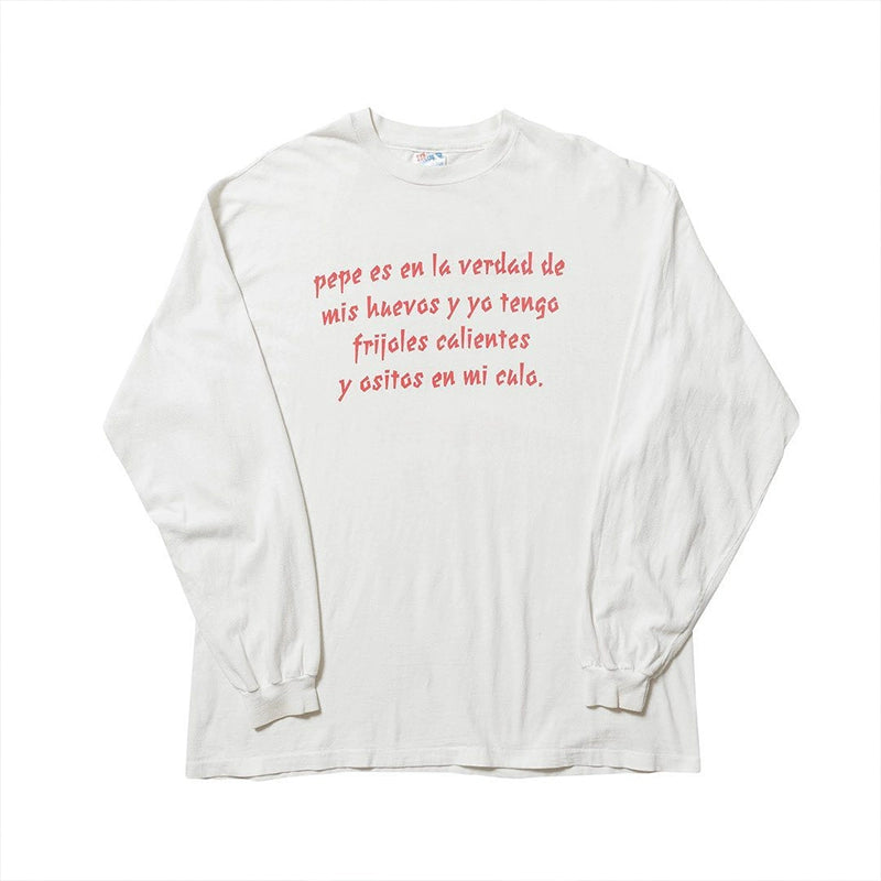 Bold Letter Print Long Sleeve T-Shirt