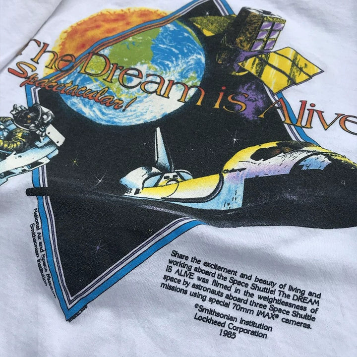 Dream Is Alive Retro Astronaut Flight T-Shirt