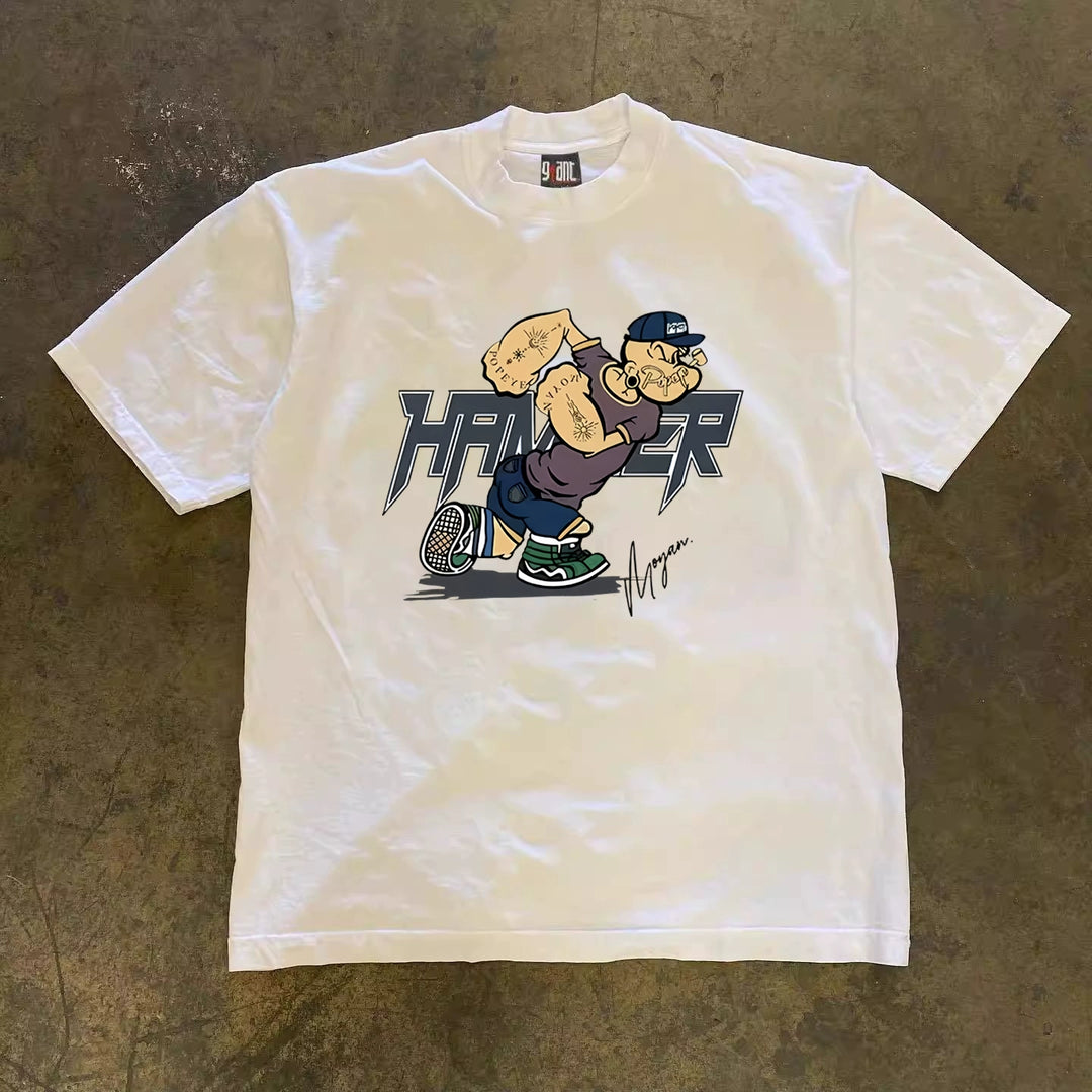 Vintage Cartoon Popeye Graphic Tee