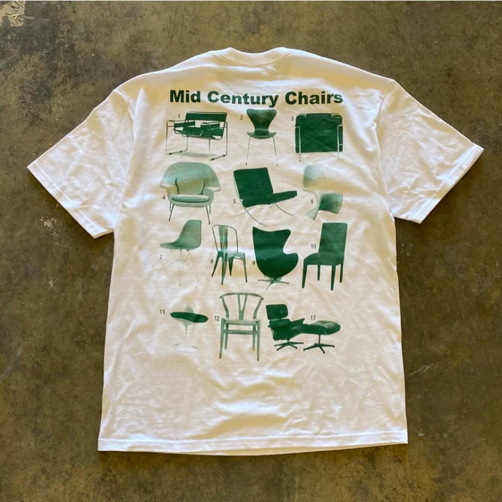 Vintage American Mid-Century Chair Display T-Shirt