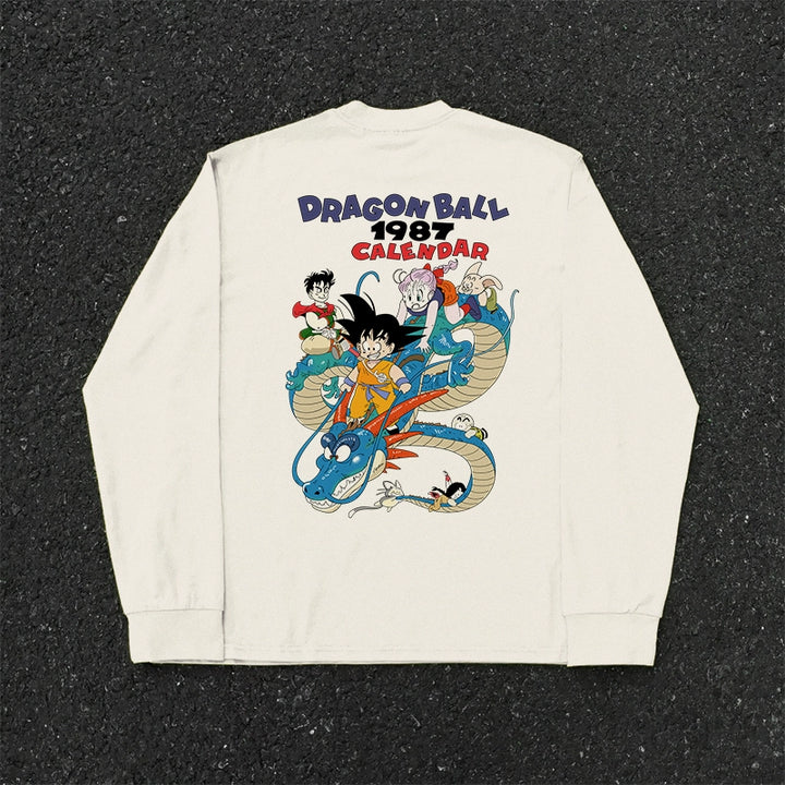 Epic Dragon Ball Anime Graphic Long Sleeve T-Shirt