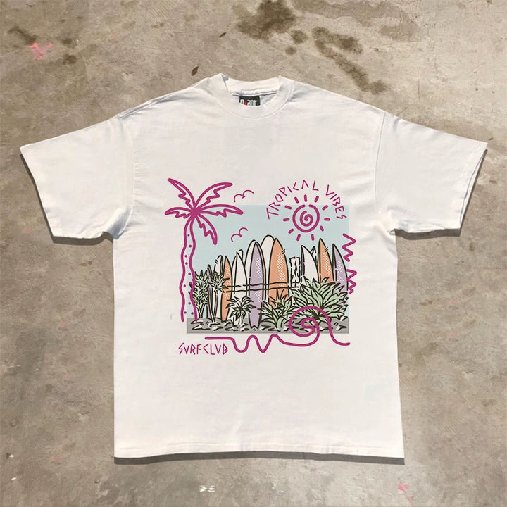 Retro Tourist Attraction Graphic Tee