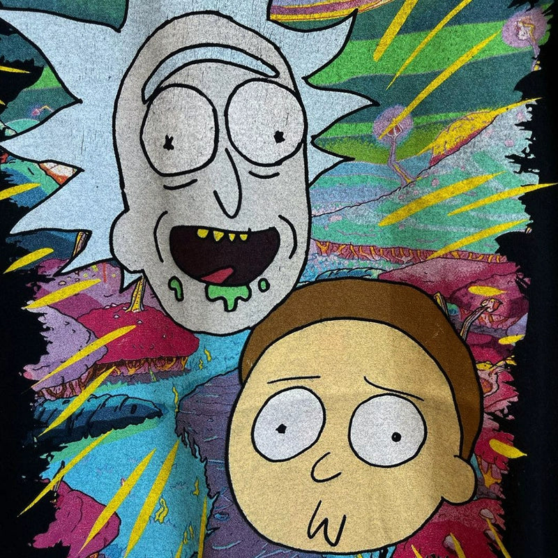 Rick and Morty Themed Graphic Couple T-Shirt