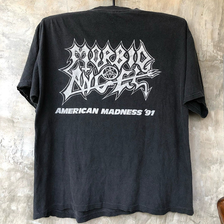 Morbid Angel Vintage Metal Street Rock T-Shirt