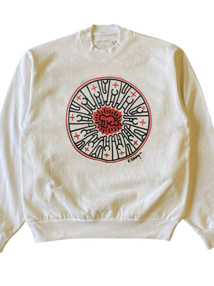 Keith Haring Graffiti Artwork Long-Sleeved Sweatshirts