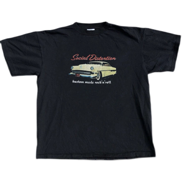 Classic Vintage Car Graphic T-Shirt in Heavy Cotton