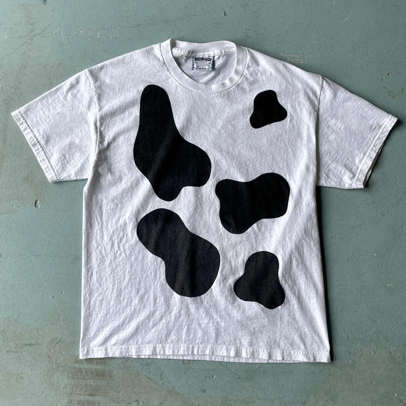 Cow Print Creative T-Shirt