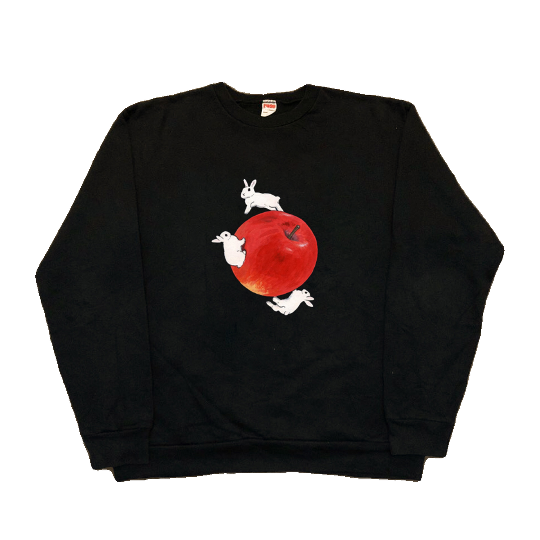 Quirky Artistic Illustration Sweatshirt with Vintage Vibes