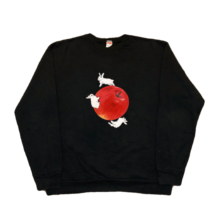 Quirky Artistic Illustration Sweatshirt with Vintage Vibes