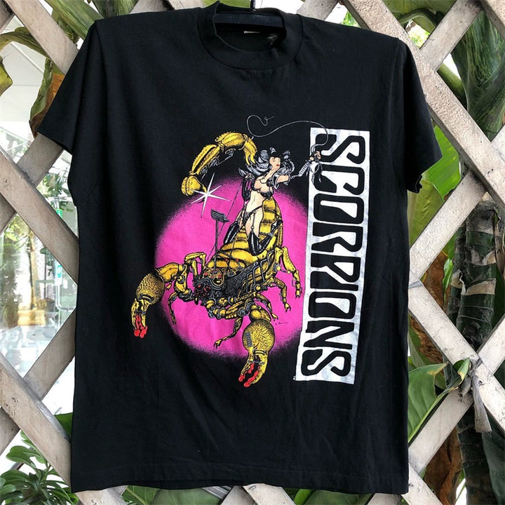 Retro Punk Scorpions Street Rock T-Shirt