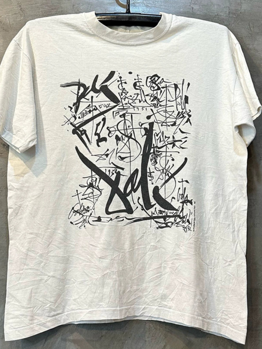 Y2K Graffiti Minimalist Cotton T-Shirt