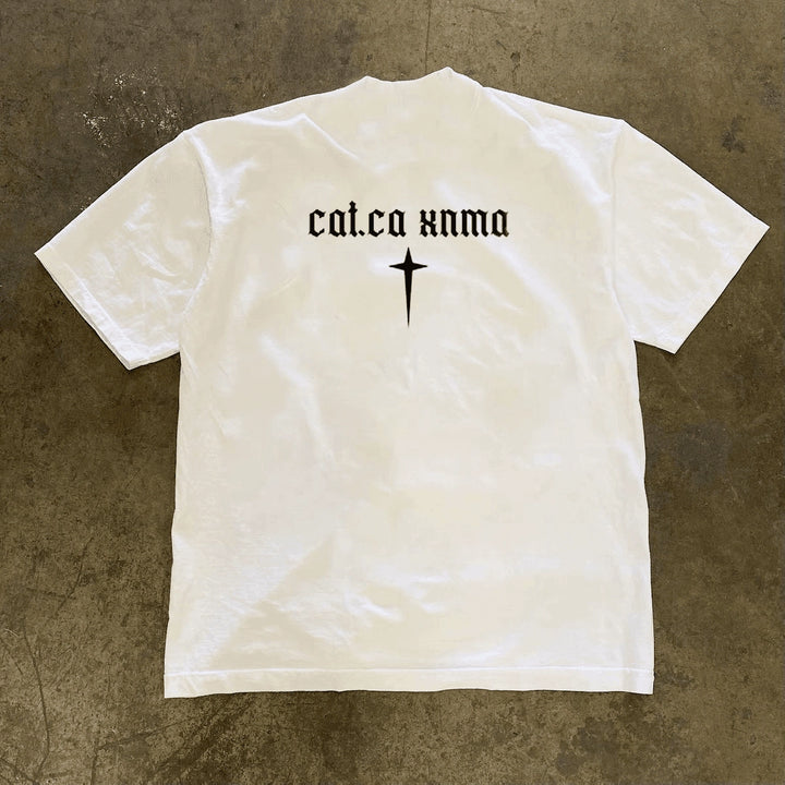 Urban Vintage Cotton Round Neck T-Shirt