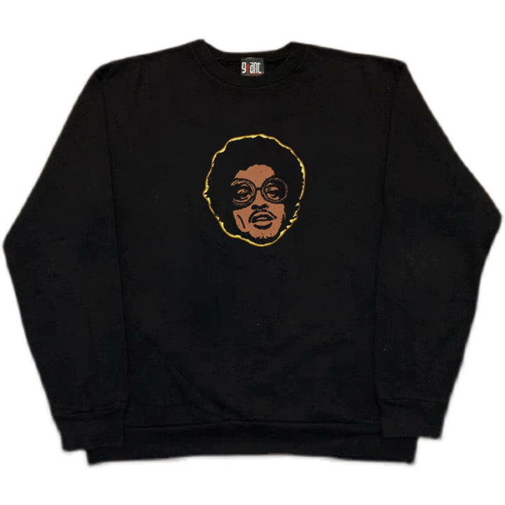 Exploding Head Vintage Hip Hop Crew Neck Sweatshirt