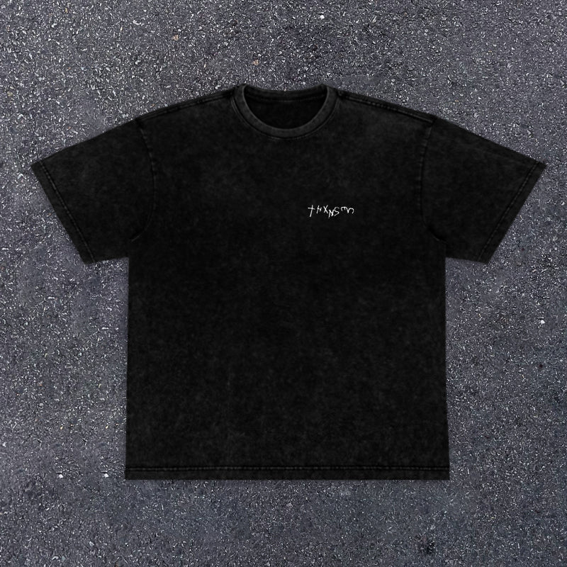 Vintage Washed Cotton Graphic Tee